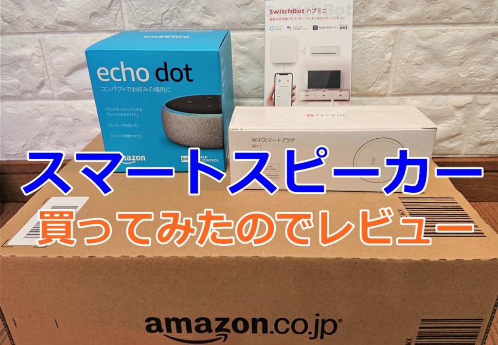 Amazon echo・Switch Bot・WiFiスマートプラグ、便利？必要？買って 