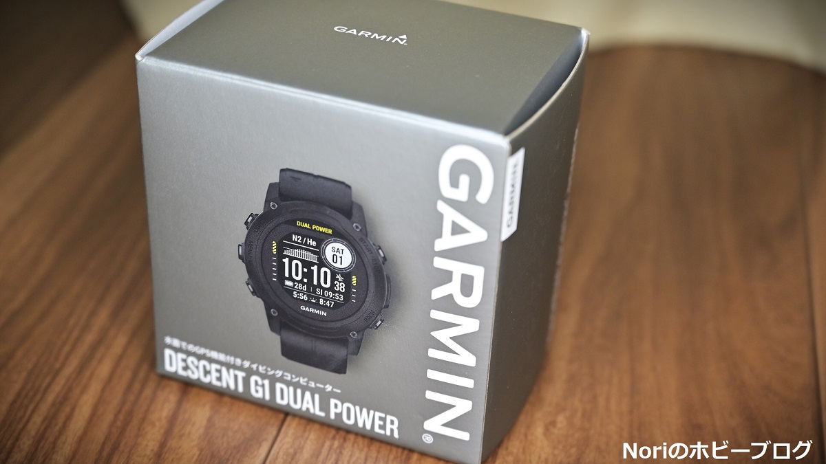 GARMIN Descent G1 Dual Power】 ダイブコンピューター開封レビュー！Suicaが使えて日常使いにも便利？！ |  Noriのホビーブログ